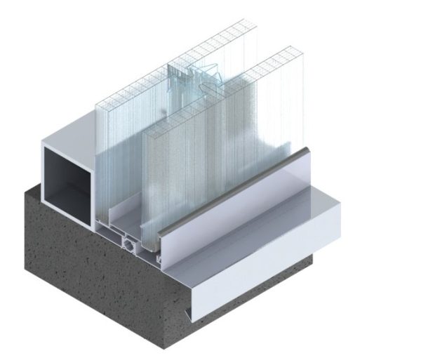 Pied de bardage arcoTherm