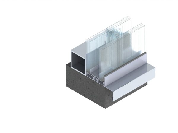 Pied de bardage arcoTherm